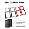 Real Soft Carbon Fiber Sticker For Chrysler 300 300C 2005 2006 2007 2008 2009 2010 Car Air Outlet Vent Interior Accessories.