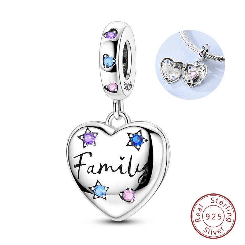 Original Copper Charm Beads Fun Star Moon Easter Egg Sweet Love Chocolate Pendant For Bracelet Diy Jewelry