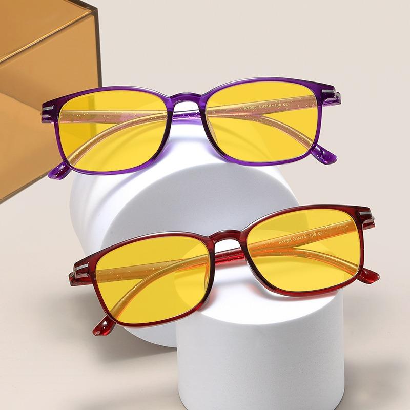 Τετράγωνα Γυαλιά Ηλίου με Σκελετό TR90 Εξαιρετικά Ελαφριά Γυαλιά Ηλίου Νυχτερινής Όρασης και Προστασίας από το Μπλε Φως Ανδρικά και Γυναικεία Γενικής Χρήσης Εξωτερικού Χώρου