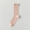 Women's Summer Thin Mesh Breathable Lace Cylinder Ballet Wind Loose Mouth Boneless Mooncake Stack Socks
