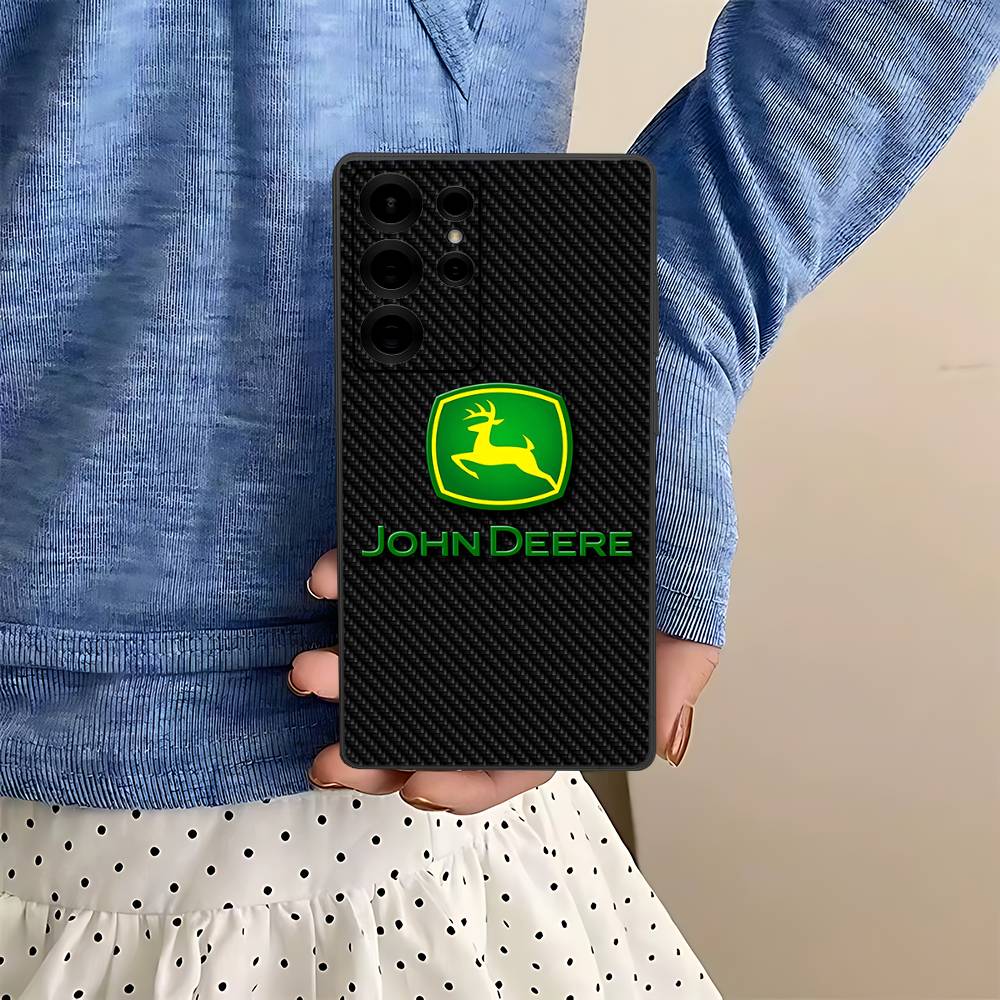 

Зеленый чехол для телефона J-John Truck D-Deeres для Samsung S 24 Fe 25 Ultra Plus 20 Lite 21 30 23 24 22 Ultra 5G Fundas Samsung S24
