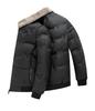 Men's 2025 European-Style Winter Jacket - Warm, Thick, Versatile Short Cotton with Fur Collar