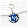 Chelsea AC Milan Barcelona Messi Real Madrid Ronaldo Football Keychain Turning Fan Pendant Blind Box Gift
