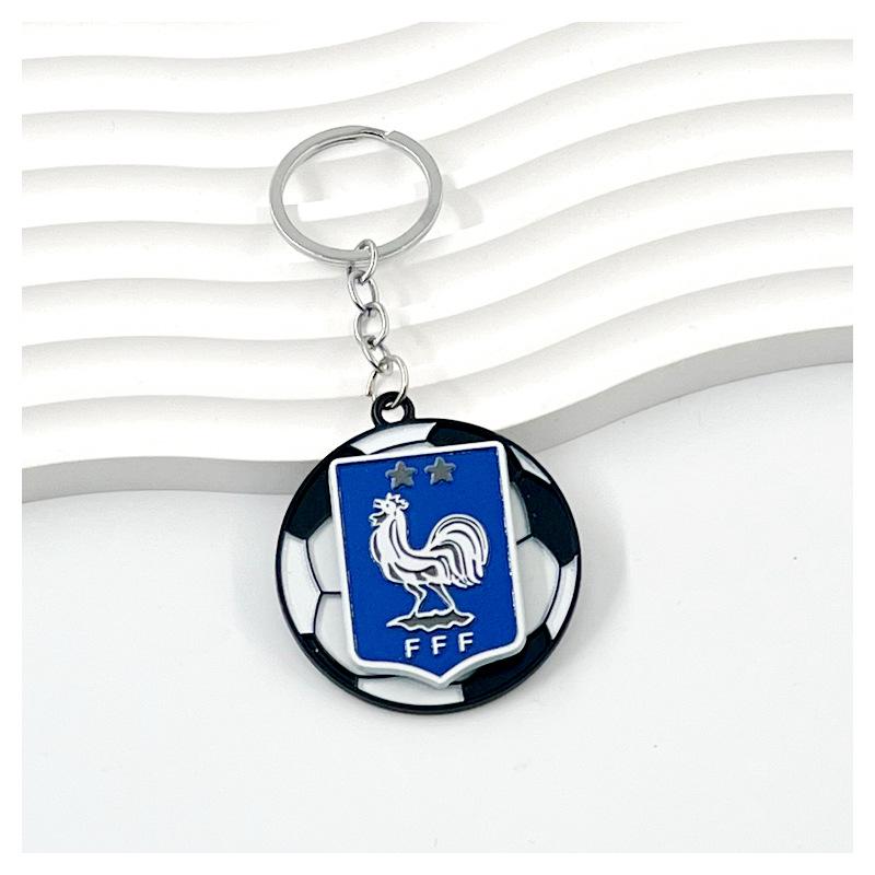 Chelsea AC Milan Barcelona Messi Real Madrid Ronaldo Football Keychain Turning Fan Pendant Blind Box Gift