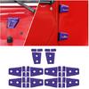 For JK 2007-2018 Jeep Wrangler Door Hinge Cover & Hood Hinge Trim Sticker Purple