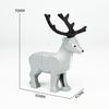 Zoo Animals Building Blocks Set: Elephant, Camel, Deer, Giraffe, Gorilla, Horse, Tiger - Mini Action Figure Bricks Toy