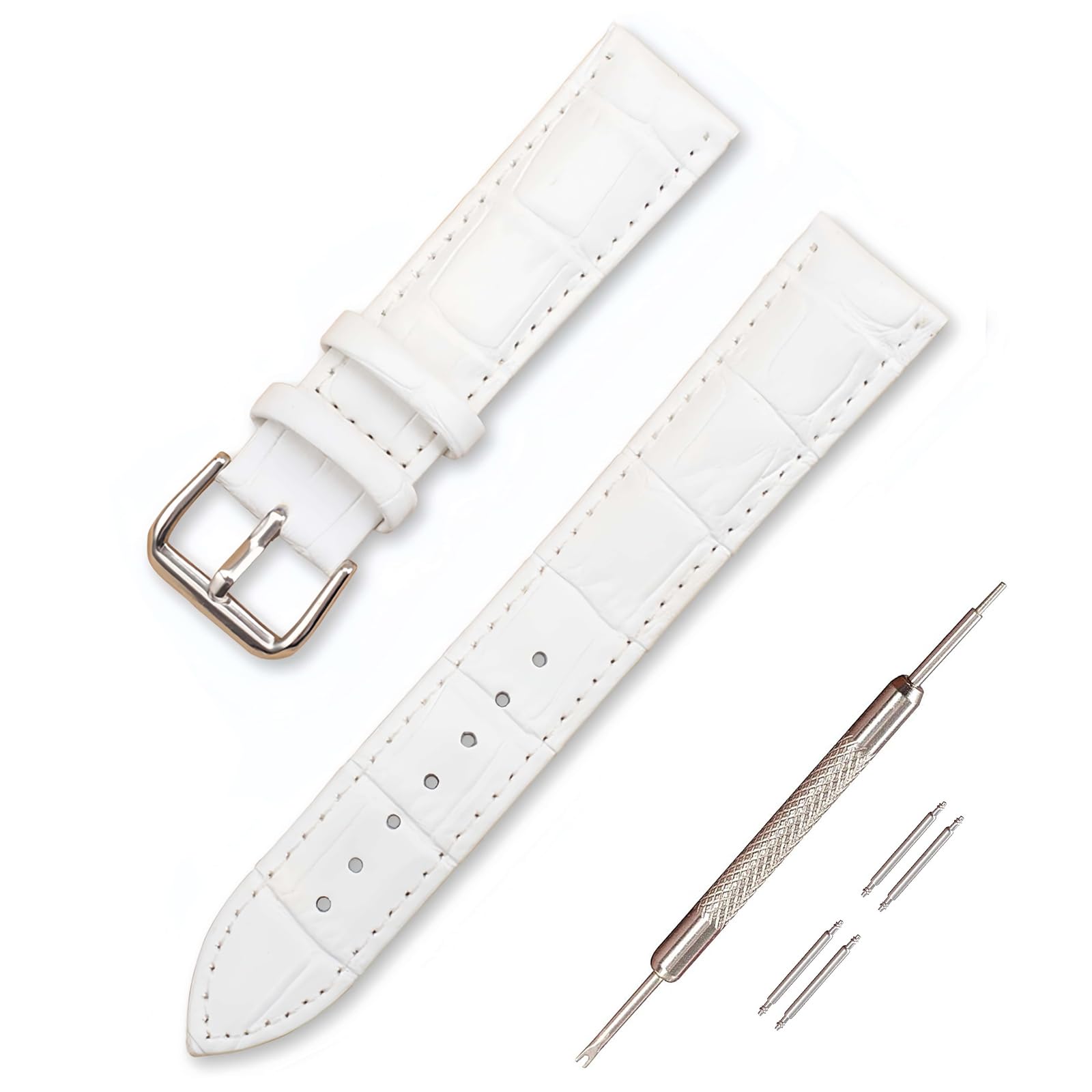 

Jumpsunfun Watch Band, 0.5 - 0.9 inches (12 - 22 mm), Genuine Leather Watch 14mm