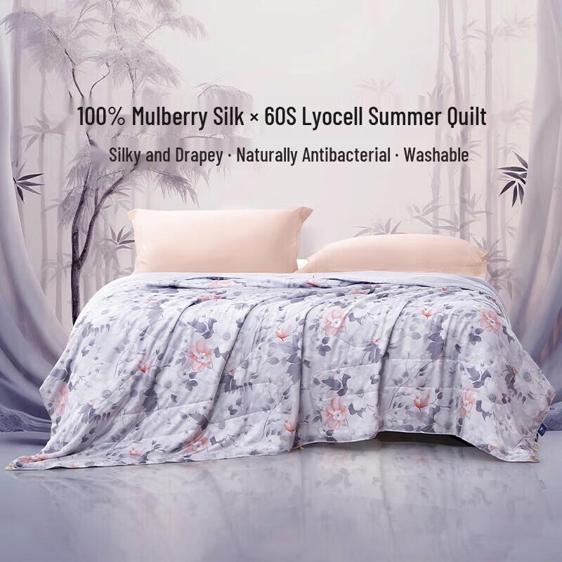 FUANNA Mulberry Silk Tencel Summer Quilt