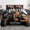 "Goldberg Wrestling Legend Graphic Bedding Set (1 Duvet Cover, 2 Pillowcases, Duvet Not Included)"