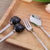 Stainless Steel Cute Animals Tableware Cat Dessert Spoon Tea Spoons Stirring Tool Coffee Stirrer