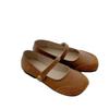 Camellia small single shoes new soft-soled mango head with summer women's shoes Doudou shoes round head thin Mary Jane shoes