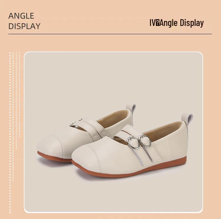 Genuine Leather Mary Jane Princess Shoes for Children - Spring & Autumn Fashion Korean Style
