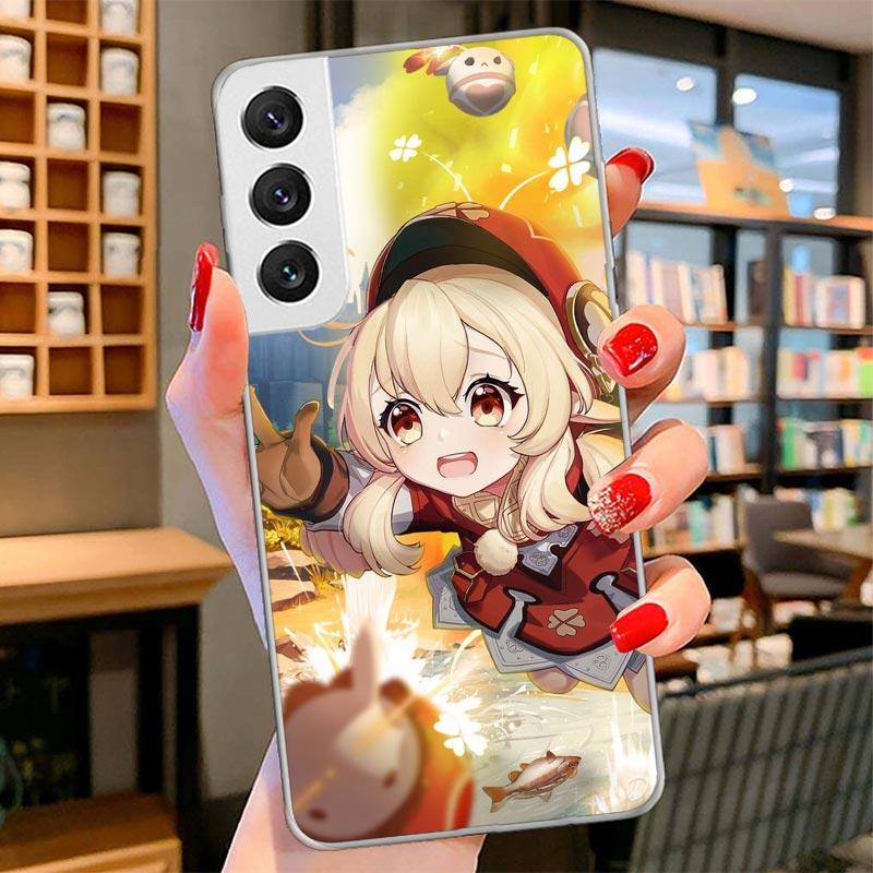 

Genshin Impact Klee Cover Phone Case For Samsung Galaxy S26 S25 Edge S24 Ultra S23 S22 Plus S21 S20 FE Soft Fundas Shell Galaxy Samsung S25 Ultra