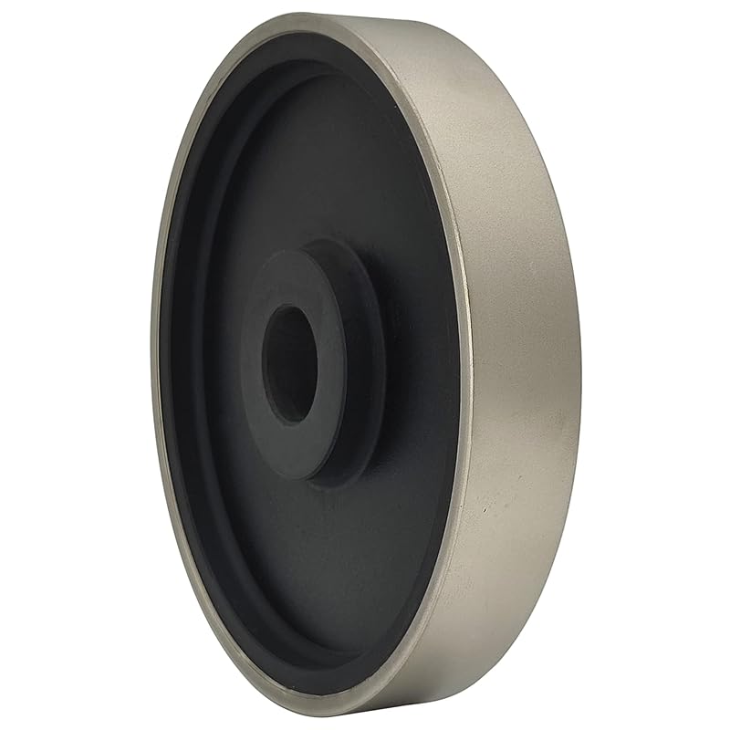 Diamond Lapidary Jewelry Grinding Wheel 6 Inch with 1 Inch Arbor Hole, Diamond Grinding Wheel for Gem, Marble, Granite, Glass, Ceramics, Cemented