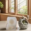 Flexible Silicone Pinecone Planter Mold Crafting Decorative Containers For Resin Cement Candle Handmade Gifts