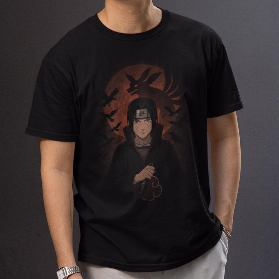 Camiseta Itachi Uchiha Naruto Shippuden Anime Japonés Estilo Manga S