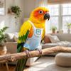Adjustable Pet Parrot Diaper Snap-Closure Bird Vest Safety Parrot Nappy  for Cockatiel Pigeons