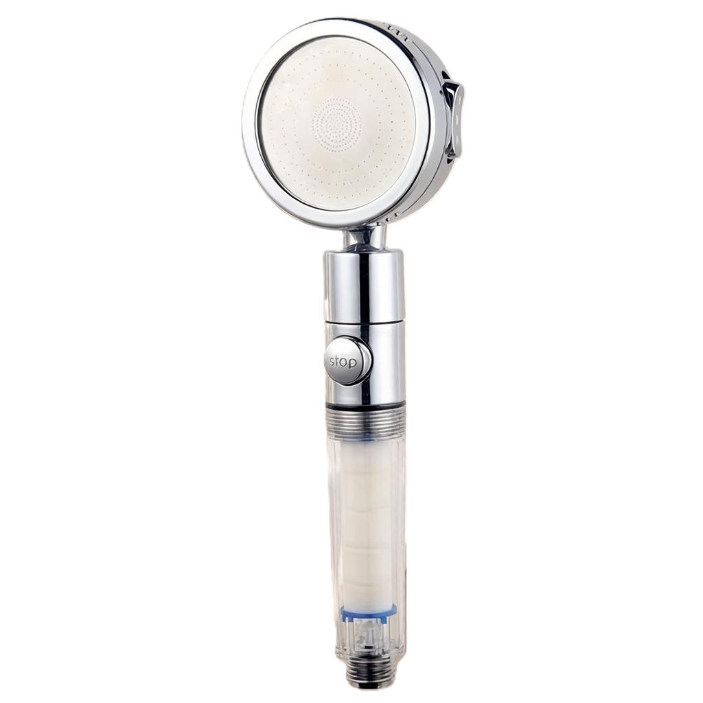ZHIYAN Rainfall High Pressure Water Saving Chrome Handheld Shower Head Spa Shower Head for Hotel Bathroom Project