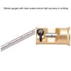 Marking Gauge Wheel Marking Gauge Set of 2 Arrow-Shaped Marking Tool Woodworking Tool for Aluminum Alloy, Stainless Steel, and Brass
