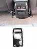 For Honda CRV 5TH 2017 2018 2019 2020 CR-V Interior Accessories Rear Air Vent Kick Guards Carbon Fiber ABS Cover Trim Panel
