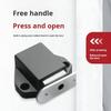 4pcs Touch Magnetic Latches Press Catch Latch for Cabinet Door Cupboard Black
