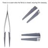 Stainless Steel ESD-Safe Tweezers Plastic Head Straight Anti-Static Tweezers Pointed Tip Fine Pointed Engineer Tweezers