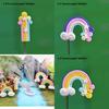 Miniature Soft Clay Rainbow Ecological Bottle Accessories