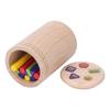 Wooden Learning Color Shape Sorting Toy Fine Motor Skills Puzzle Toy Sensory Matching Game with Draw