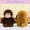 Adorable New Plush Zoo Monkey Doll Soft Stuffed Animal Toy For Girls Birthday Gift