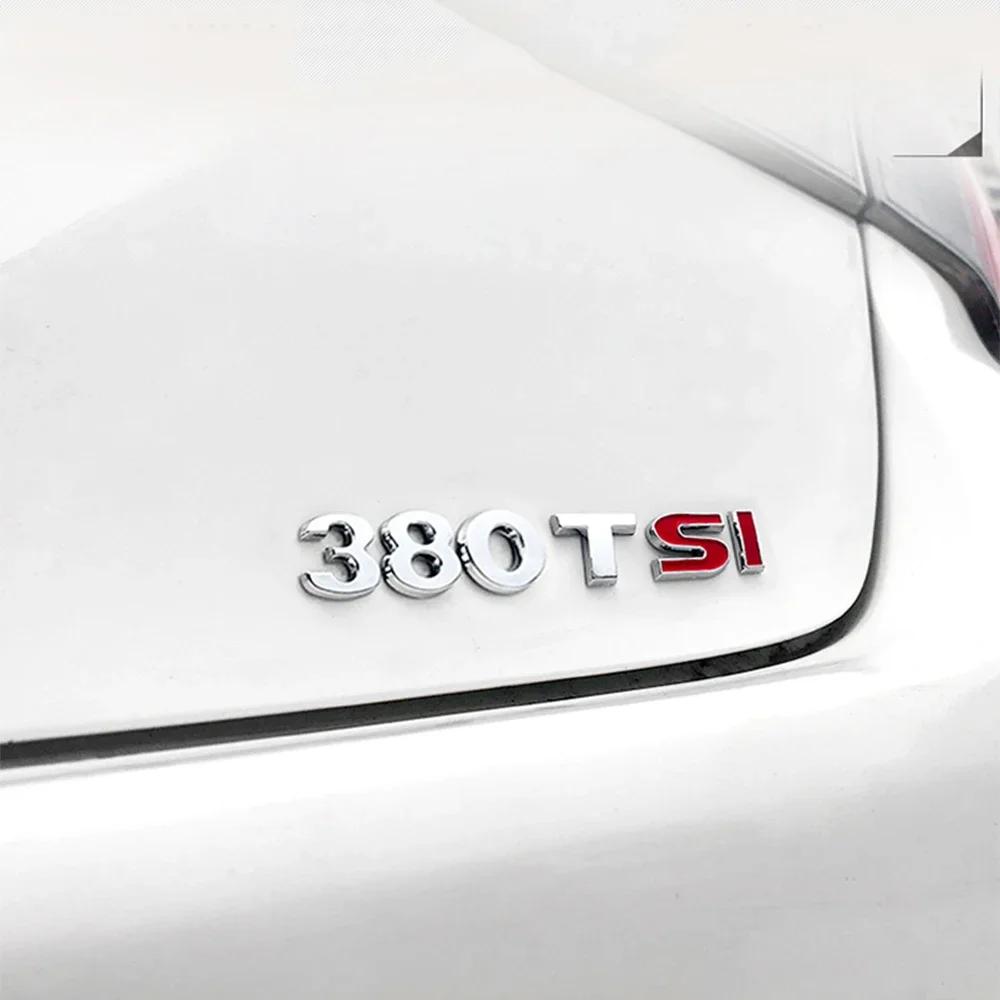 1ks TSI Písmenný Znak ABS 3D Zadní Samolepka na Kufr Auta pro Volkswagen TIGUAN TSI Golf 7 5 8 6 Passat B6 Rline Auto Styling Samolepka
