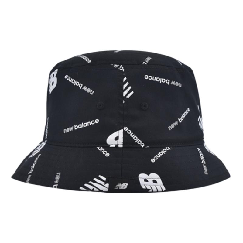 New Balance Bucket Hat Unisex Black New Balance JACL1647-BK