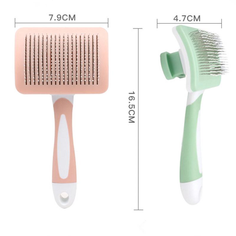 Cat Comb Automatic Cat Hair Remover Self-cleaning Cats Brush Massage Dog Comb Cats Hair Removal Dog Brushes Pet Grooming Brush