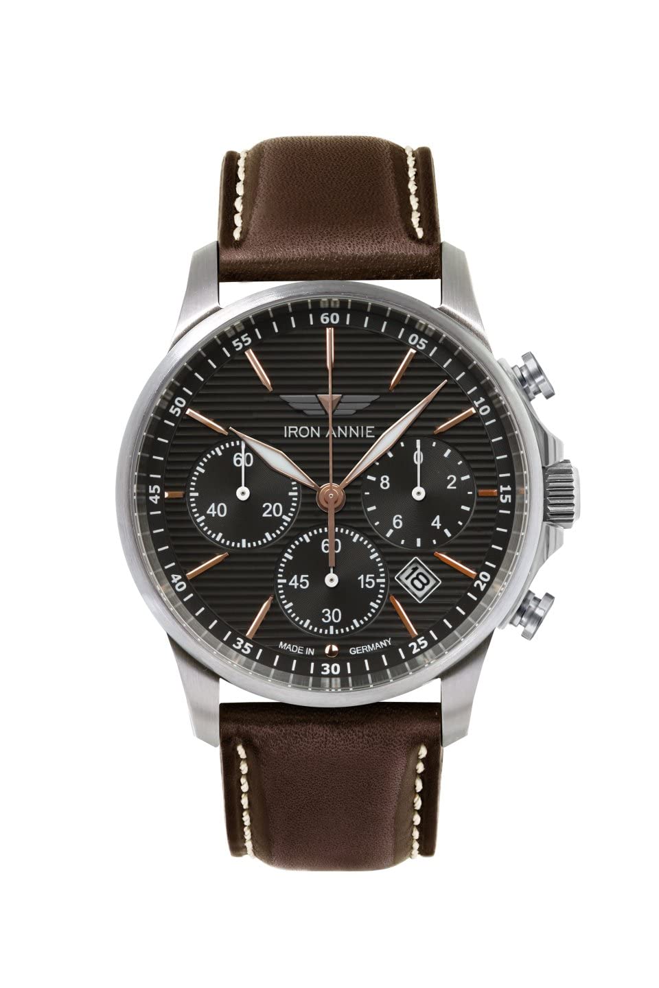 

Часы Aviator Limited Model WELLBLECH Brown [Iron Annie] amazon.co.jp 5878-5QZ Мужские чёрный