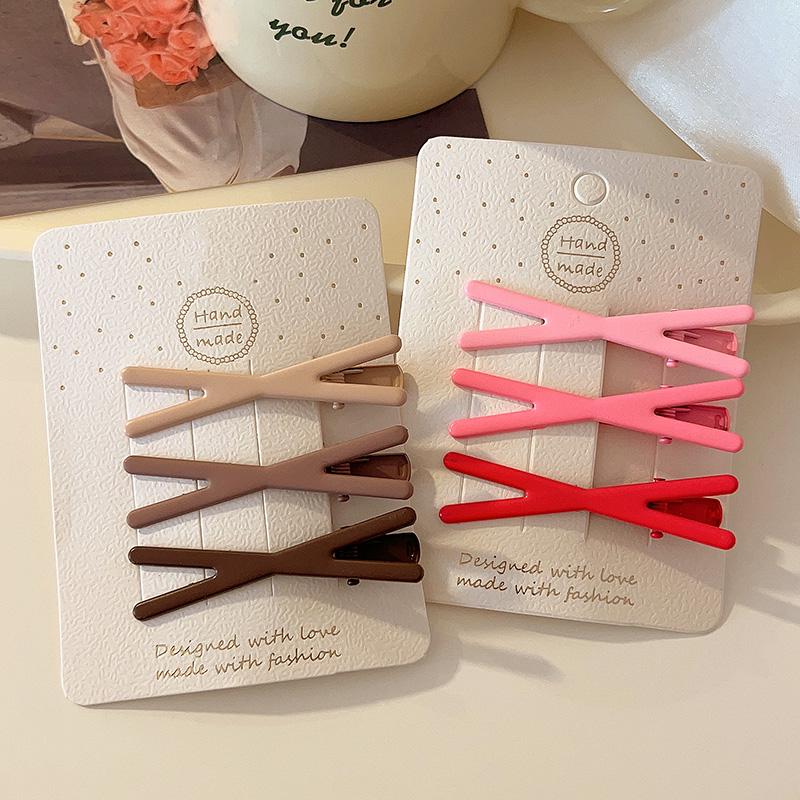 2026 New Style Colorful Duckbill Bangs Hair Clip - Women's & Children's Hair Accessory