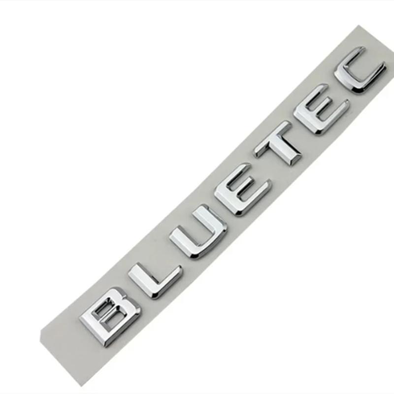 Car Body Side Badge Tail Trunk Emblem Sticker for Mercedes Benz BLUETEC Logo W213 W212 W204 W205 W176 W164 CLK G63 GLA S300 A180