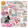 50 New Anniversary Graffiti Stickers Waterproof Suitcase Mobile Phone Skateboard Stickers