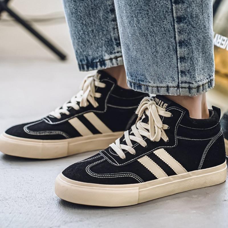 Chaussures de Mode pour Hommes Fad Chaussures Décontractées Montantes Respirantes Antidérapantes Chaussures de Skate Confort Extérieur Marche Chaussures pour Hommes Zapatillas Hombre