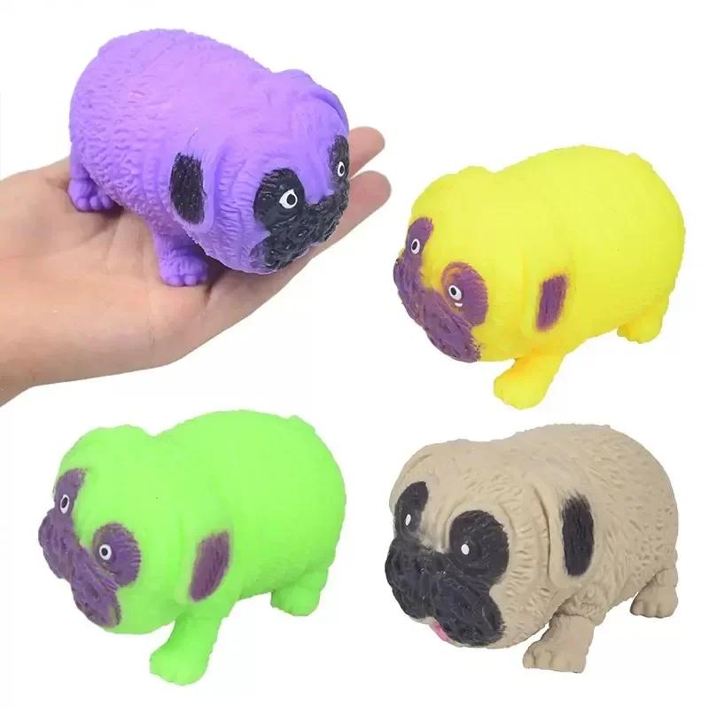 Adult Decompression Toy Creative Sausage Dog Pinch Music Flour Elastic Stretch Deformation Vent Squeeze Stress Relief Toy