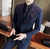 Spring Slim Fit Youth Suit Set - Men's Business Casual Plus Size Tuxedo