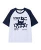 BORN CHAMPS [5 Colors] Champs Neko Oversized Raglan Short Sleeve T-Shirt B25St82