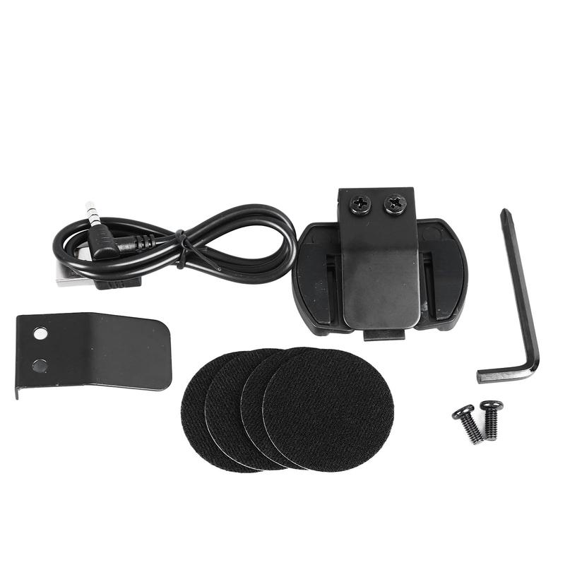 Helmet Intercom Headset Stable Communication CVC Noise Reduction Lightweight Motorcycle Bluetooth Headset for Outdoor Sports