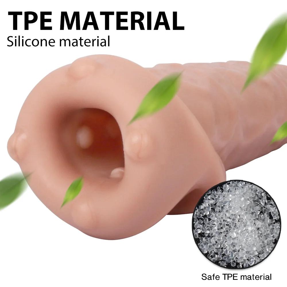 XXL 28cm Penishülle für Männer Penisvergrößerung Produkt Extender Hülle Silikon Sex Werkzeug Spielzeug Capa Peniana Dildo Hombre Funda Big Pene