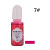 13 Colors Epoxy UV Resin Coloring Dye Liquid Epoxy Pigment Resin Colorant Fading Resistance10ml Translucent