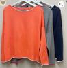 Women's Round Neck Jump Color Core Yarn Long Sleeved Sweater for Women