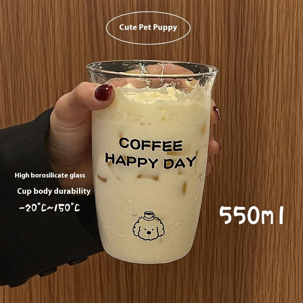 

Кружка из высокоборосиликатного стекла Gianxi для домашнего использования, термостойкая, для воды, с высокой эстетикой, кофейная чашка 550ml