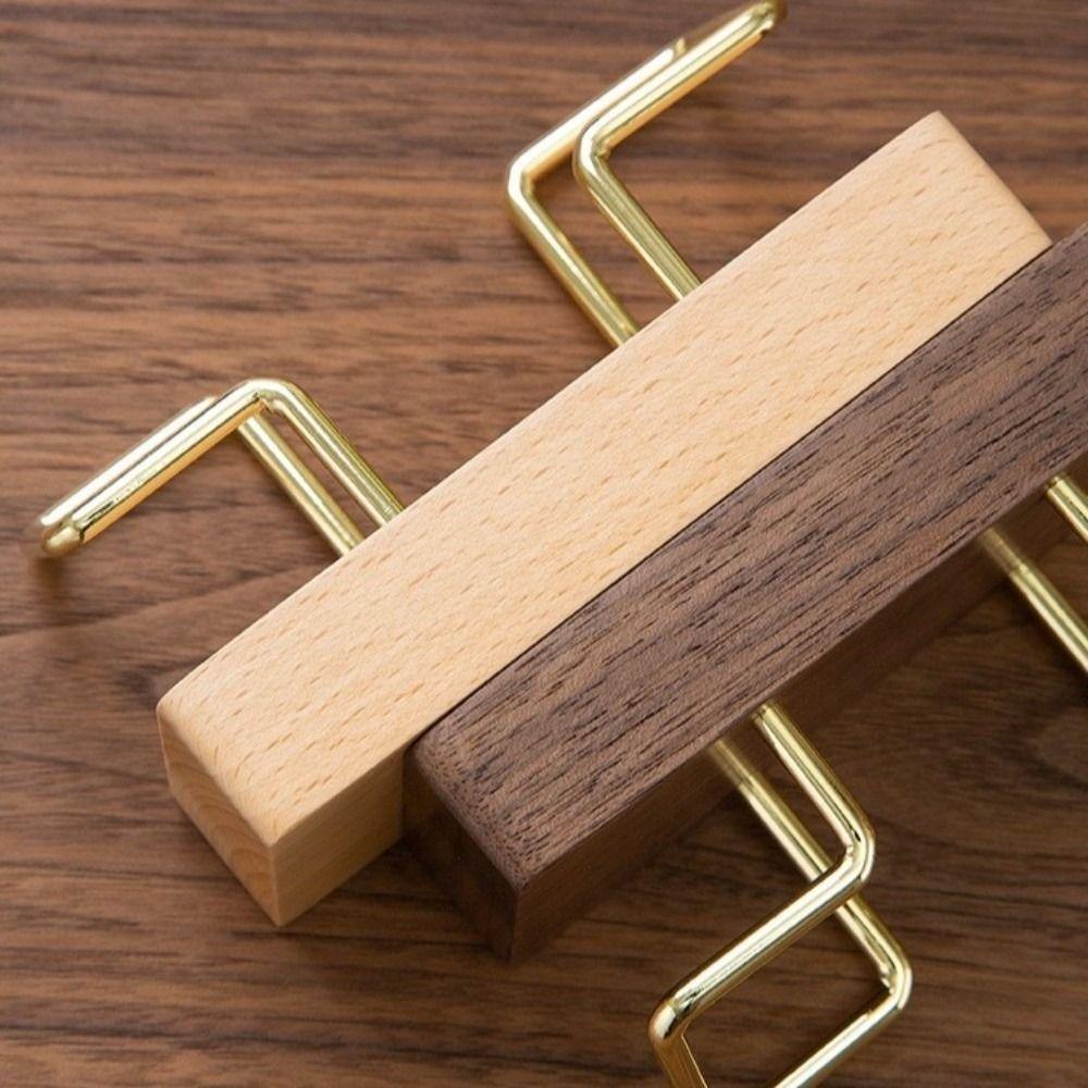 Multiple Styles Name Card Stand Wooden Desktop Card Holder Desk Card Display Rack  Hotel