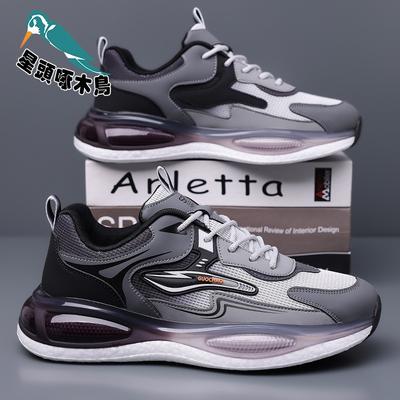 Men's Shoes 2025 Summer New Breathable Mesh Student Running Shoes Fashion Trend Soft Sole Men's Sports Shoes