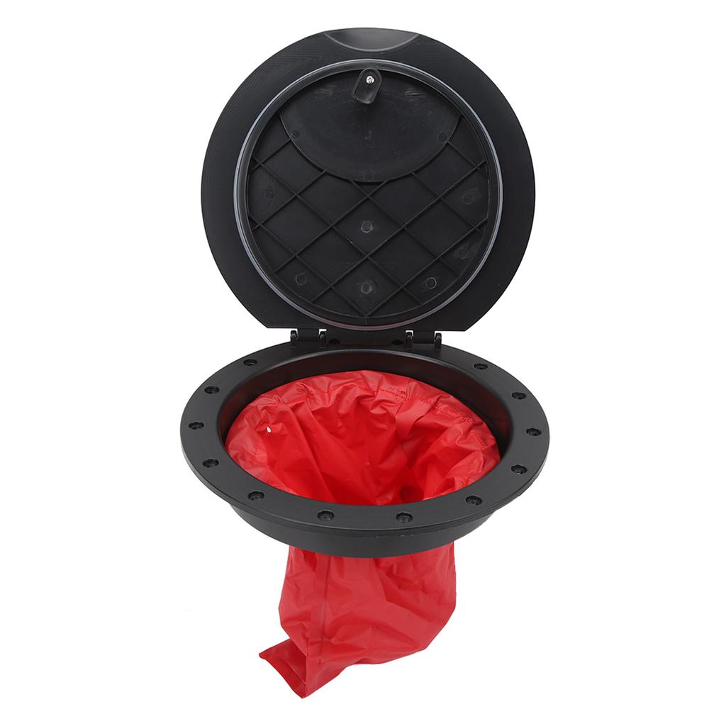 11.2 in Deck Plate Kit Deck Hatch with Storage Bag for Kayaking Yacht Fishing Boat Black
