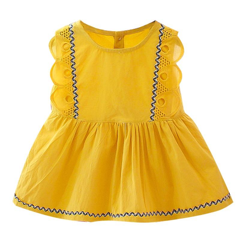 Barn Jenter Kjole Ermeløs Blonde Design Kjole Kostyme Baby Barn Kjoler Baby Jentekjole Klær Vestido Infant
