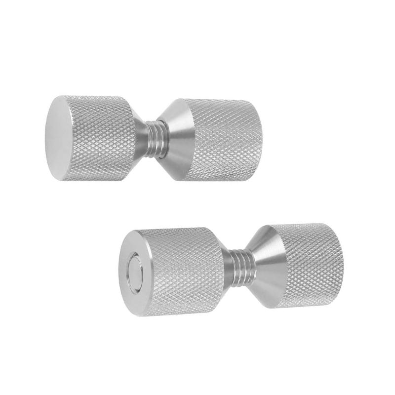 2 Stück Flanschausrichtstift-Set Aluminiumkonstruktionen mit eloxierter Oberfläche Rohrflansch-Positionierungsstift für Langlebigkeit